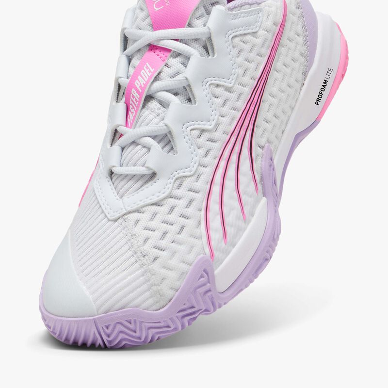 Zapatillas Nova Elite Puma Silver Mist-Blanco-Vivid Violet 37.5 Femenino