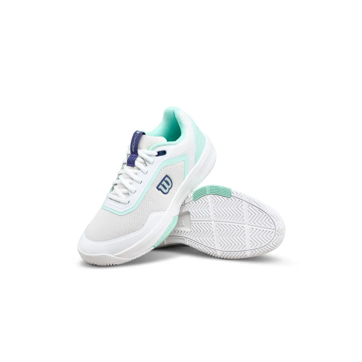 Zapatillas Wilson Courtglide W – White/Skipper Blue, EUR 40 2/3, Mujer