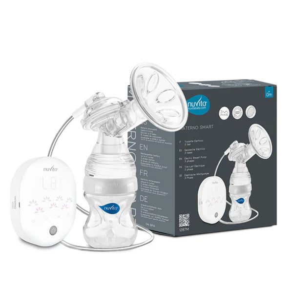 Extractor De Leche Materna Eléctrico Nuvita Smart 1287M Blanco