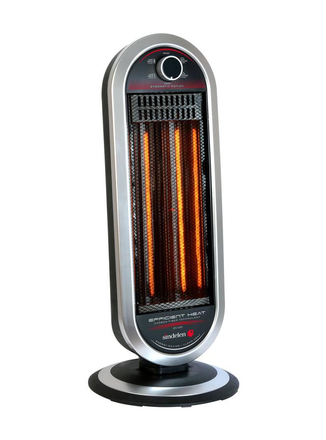 Calefactor 2 Niveles De Potencia Sindelen Ee-4000 Negro 71 X30x30cm