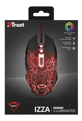 Mouse Gamer   Iluminated Trust Gxt 105 [Openbox] [Est]