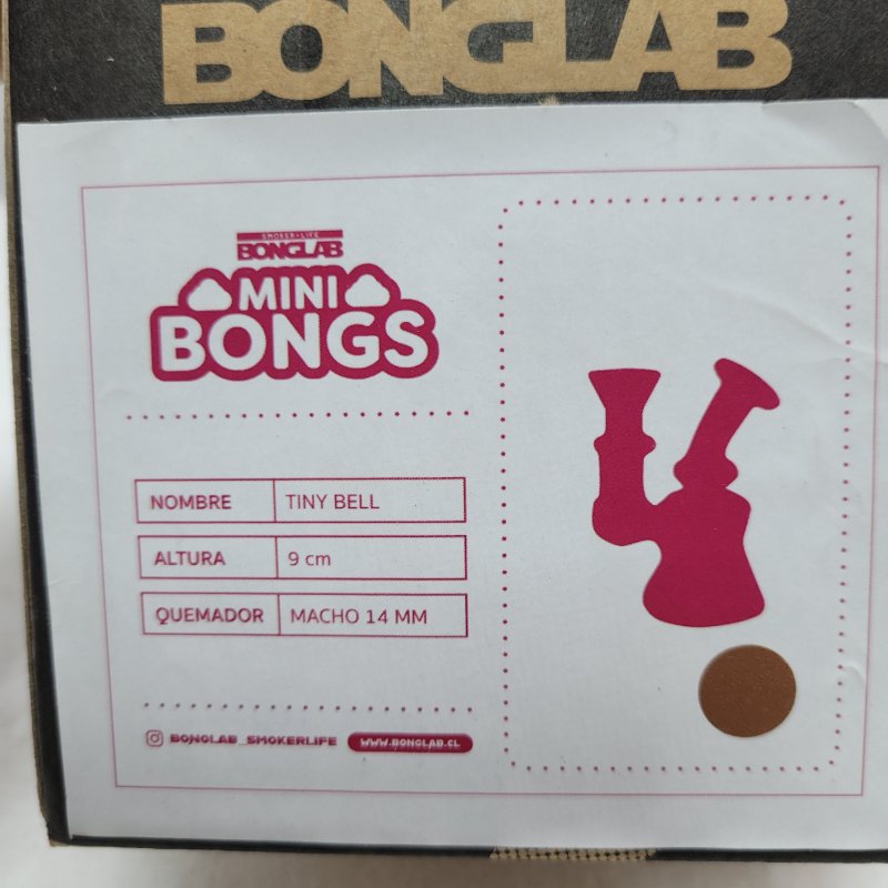 Mini Bong Bonglab Tiny Bell Cafe 9 Cm