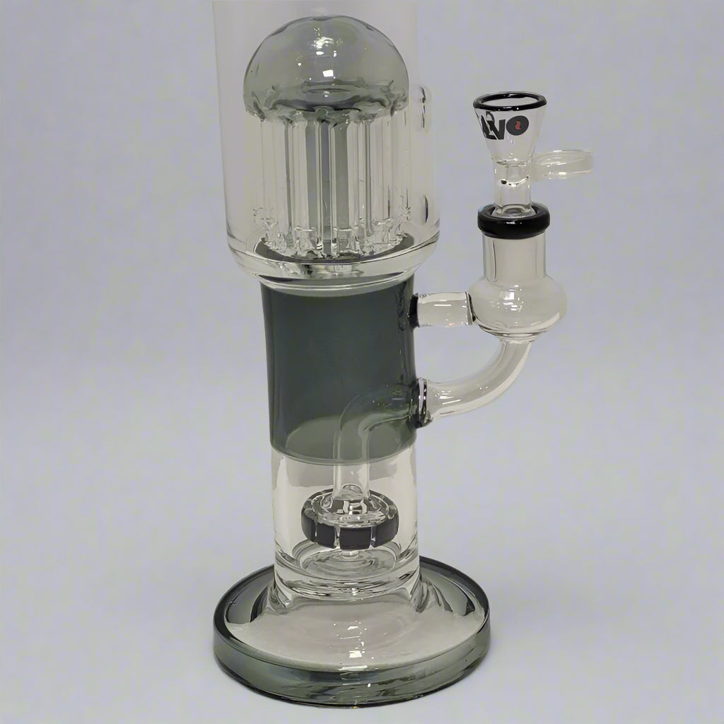 Bong Calvo Bonglab Straight Tube Perc Negro 42 Cm
