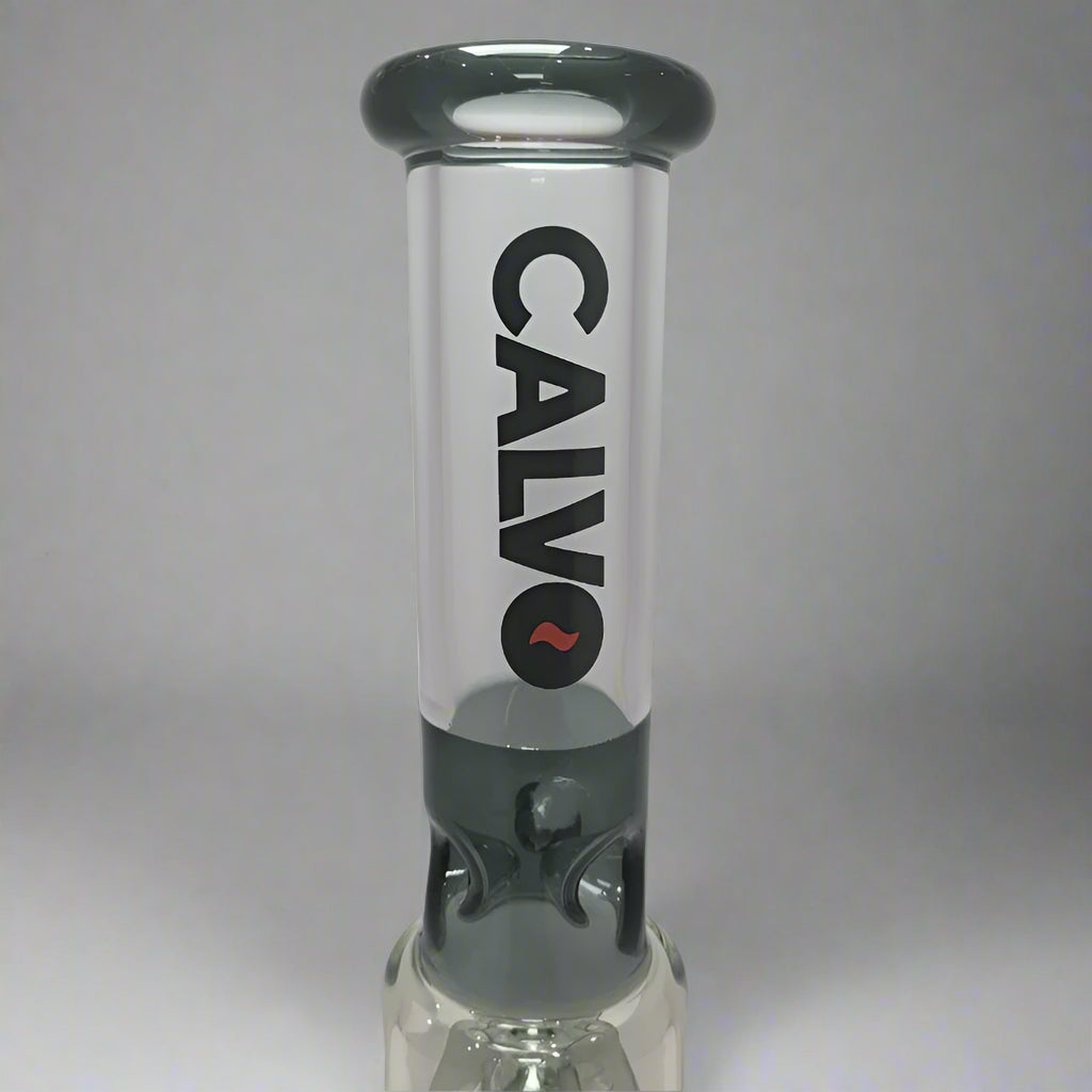Bong Calvo Bonglab Straight Tube Perc Negro 42 Cm