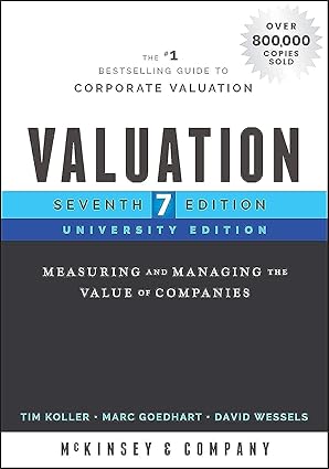 Libro Mckinsey Y Company Valuation 7ma Edición