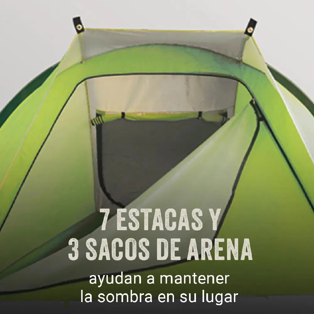 Carpa de Playa Coleman para 2 Personas con Protección UPF 50+