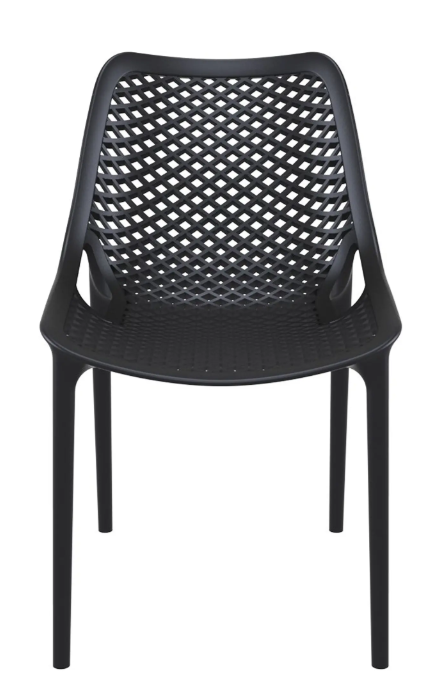 Silla de Restaurant o Terraza Exterior Air Berlín - Negra
