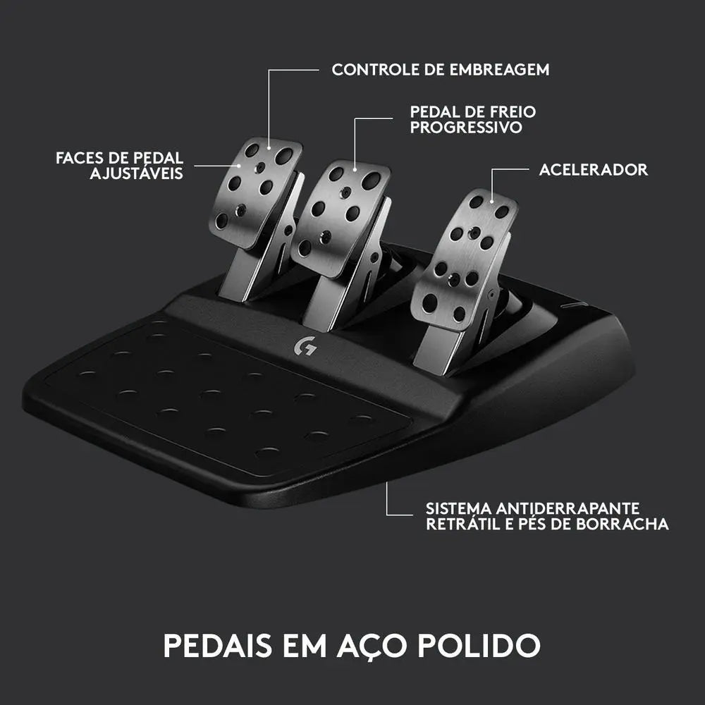 Volante de Carreras y Pedales Logitech G923 TrueForce