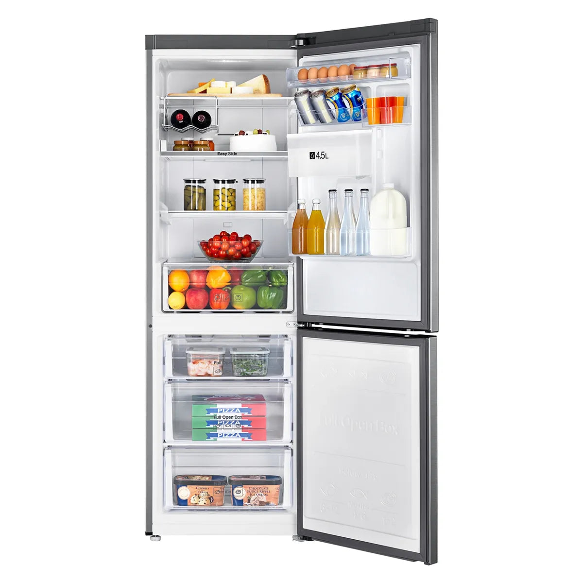 Refrigerador Bottom Freezer Samsung RB33J3830SA 338 Litros, Plateado