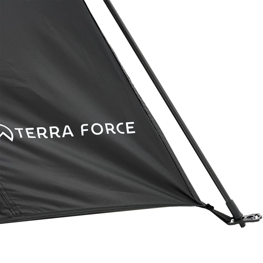 Carpa Semi Automatica 2-3P Terra Force Morrillos Negro