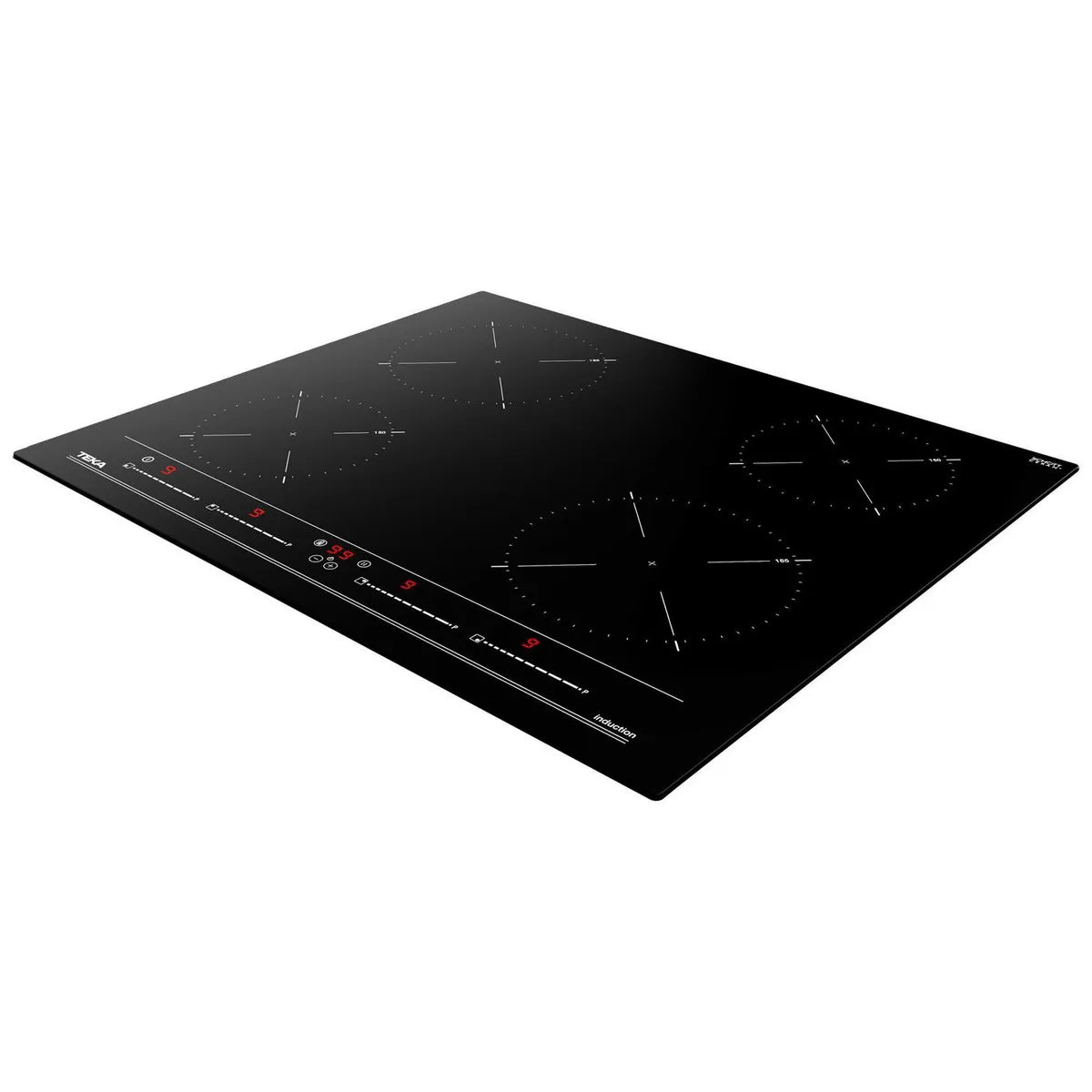 Encimera de Inducción Teka IBC 64010 BK MSS 4 Quemadores, Negro