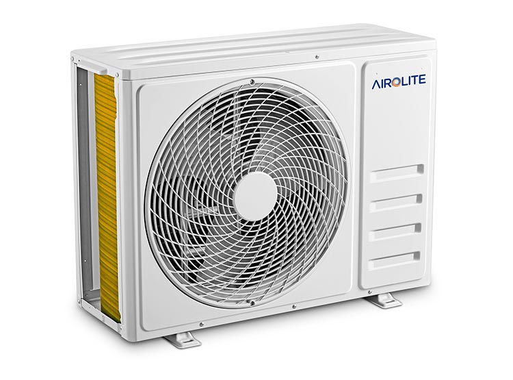 Equipo Aire Acondicionado Linea Externa Airolite Aasm 09 Atl Wifi 9000 Btu Frio-Calor Blanco