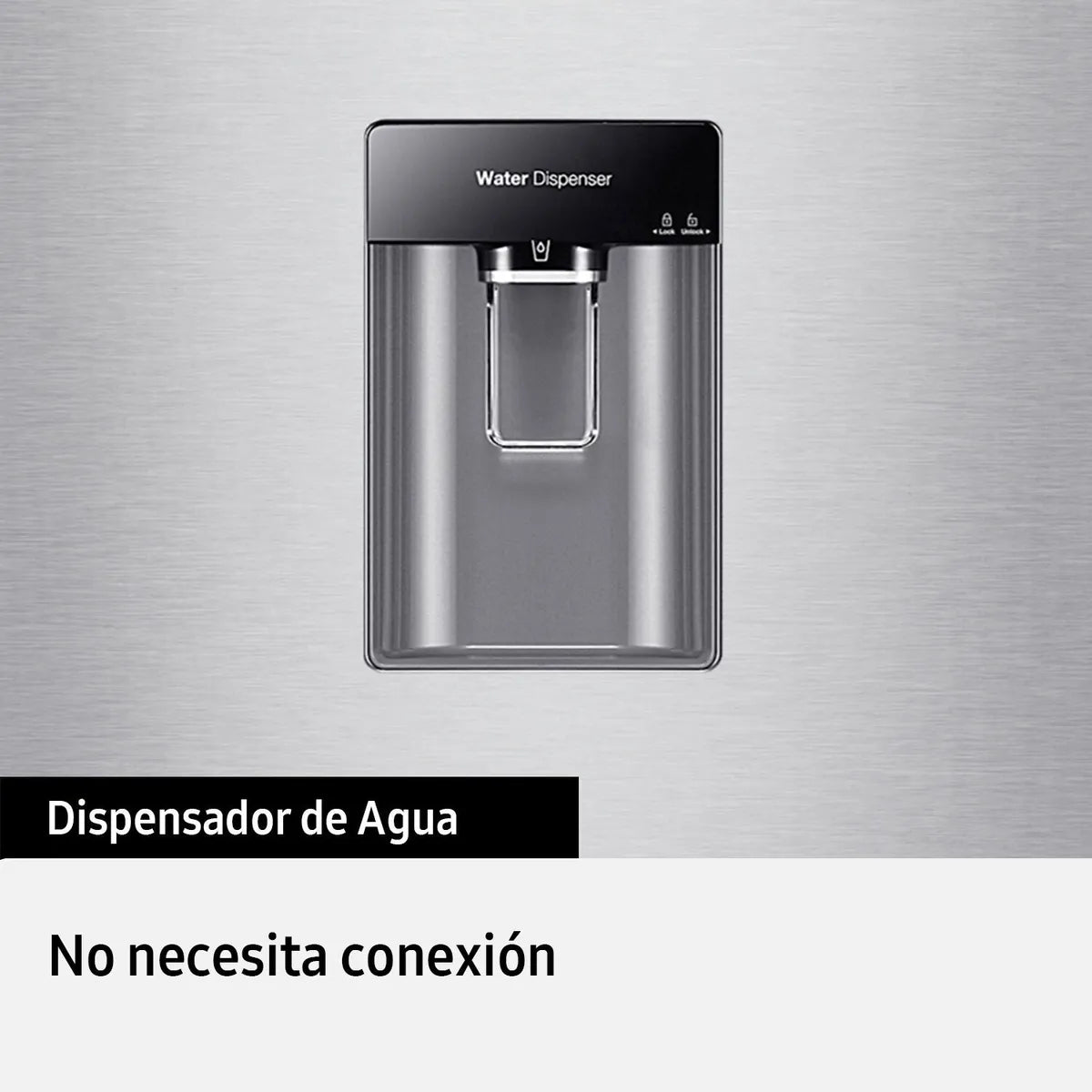 Refrigerador Bottom Freezer Samsung RB33J3830SA 338 Litros, Plateado