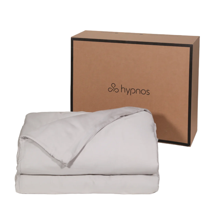 Manta Pesada + Cobertor De Bambu Hypnos Shome Mls5g Single-5 kg Niebla Beige