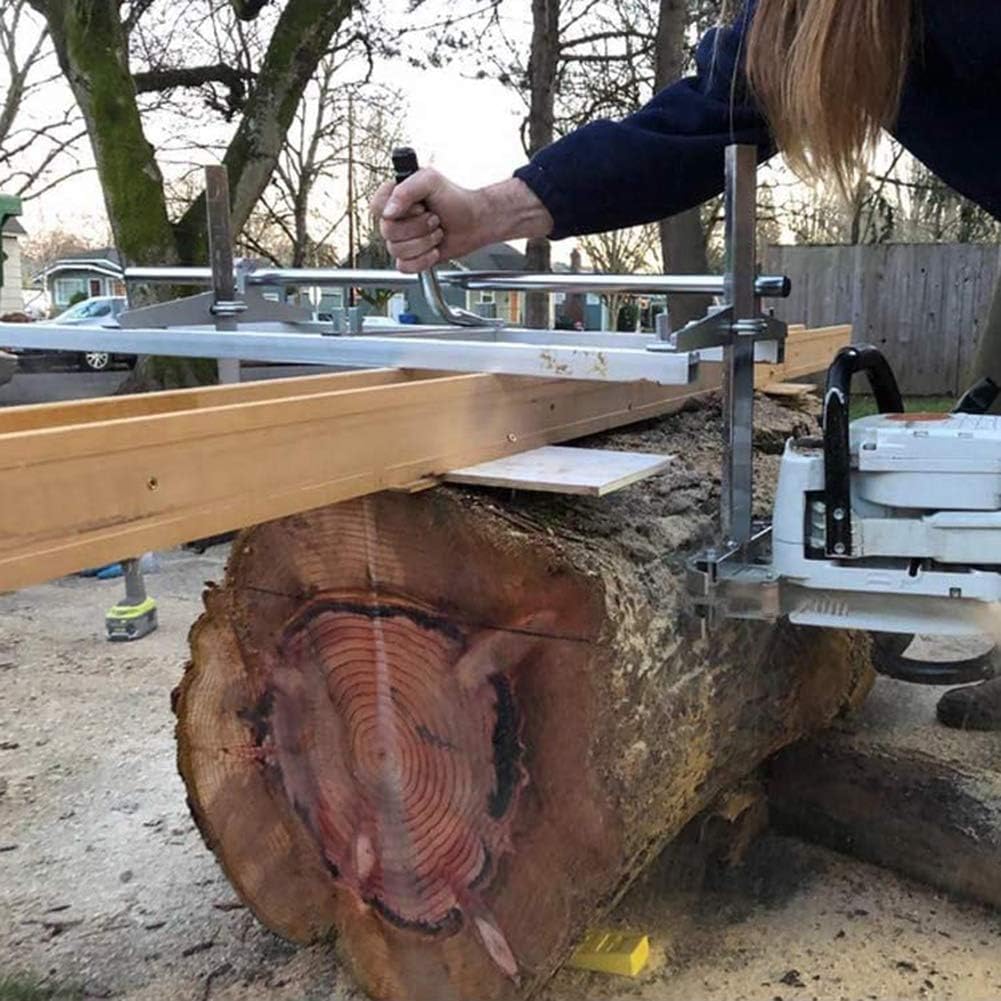 Molino De Motosierra Portátil Hydro Barra Guía De Madera Inox 14 A 36 Pulgadas