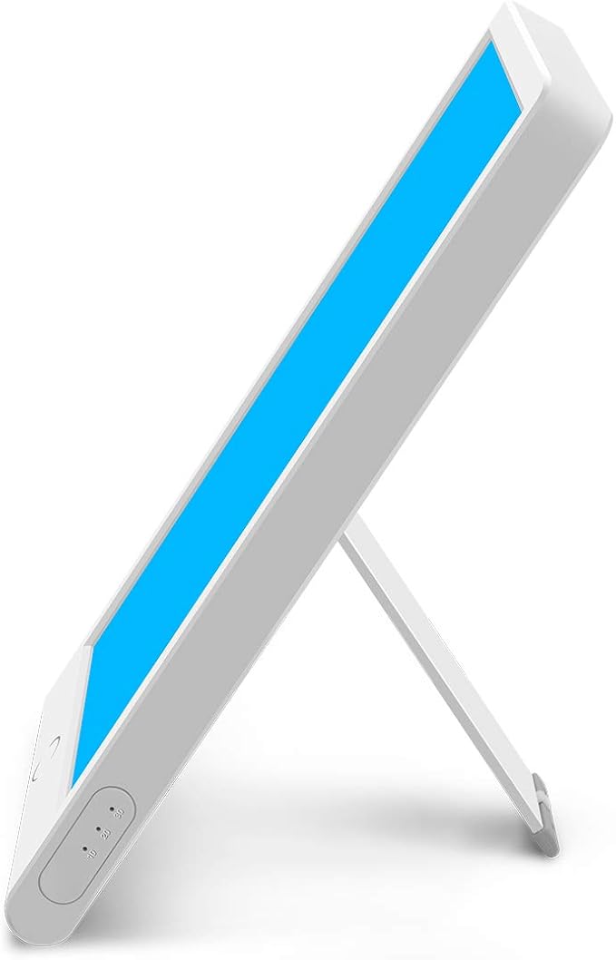 Lampara de energía de luz azul