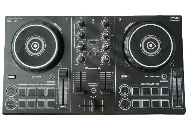 Controlador Dj 2.4fh 1 Pioneer Ddj-200 Negro 5 V 500 Ma