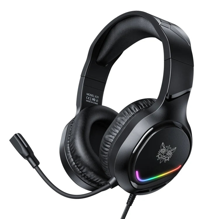 Audifonos Gamer Con Microfono Onikuma X31 Negro