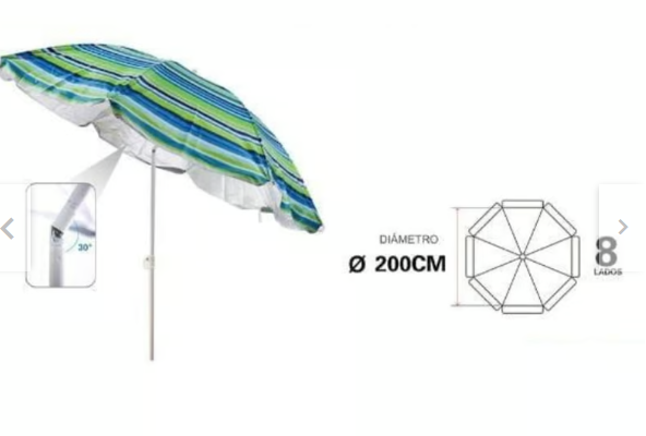 Pack de 2 quitasoles rayas azules