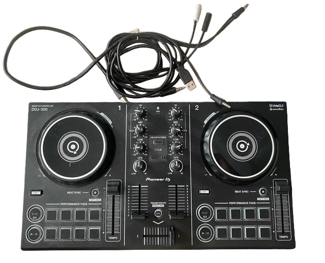 Controlador Dj 2.4fh 1 Pioneer Ddj-200 Negro 5 V 500 Ma