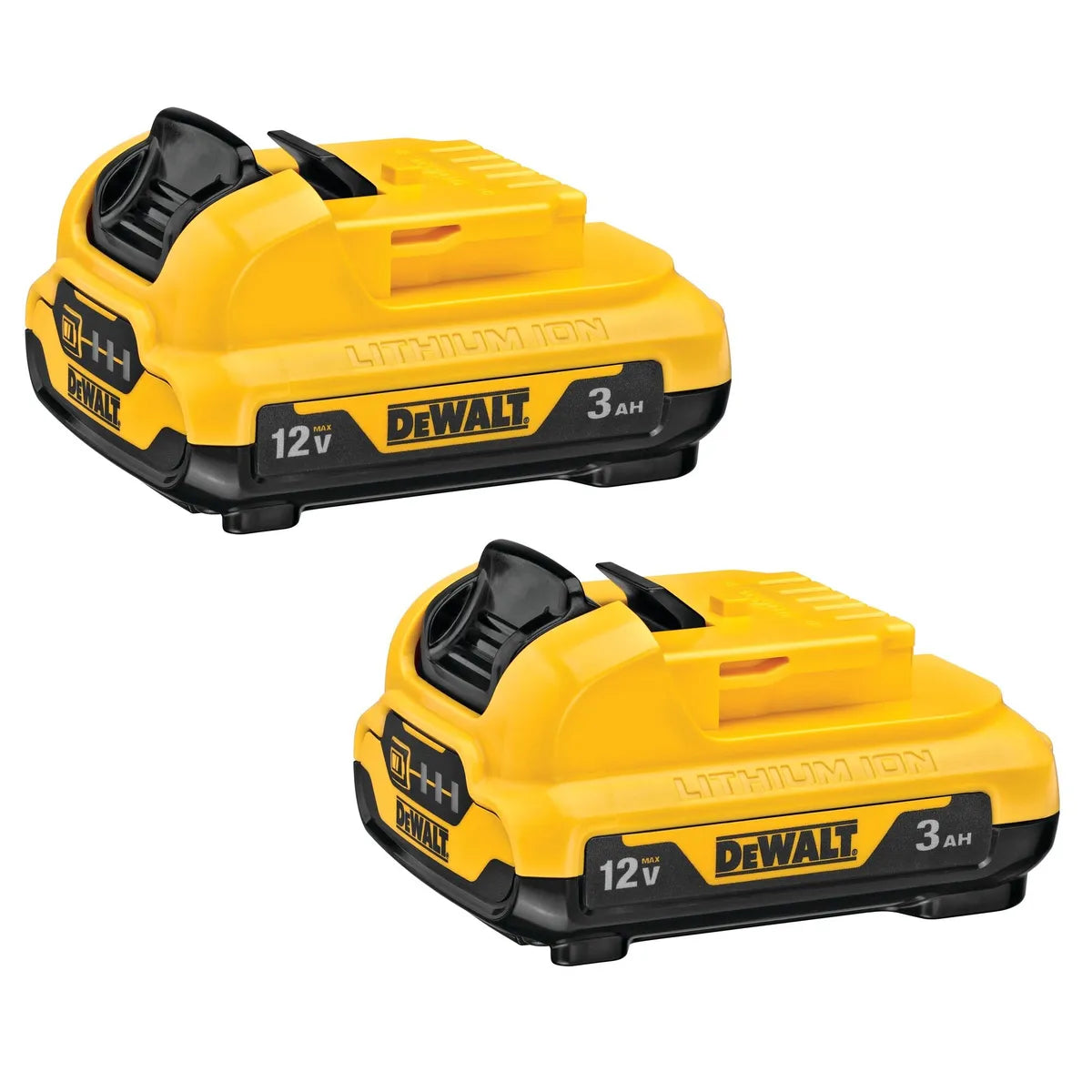 Pack 2 Baterías DeWalt DCB124 Ion Litio 12V