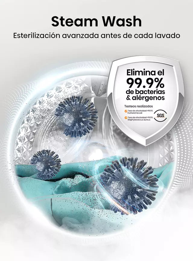 Lavadora Secadora Hisense Wd3q1042bt Carga Frontal Gris 10/6 Kg