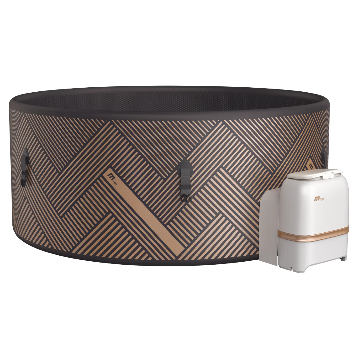 Hot Tub Spa Portátil MSPA MONO ECO 8 Frame WiFi F-MO082WE, Cafe