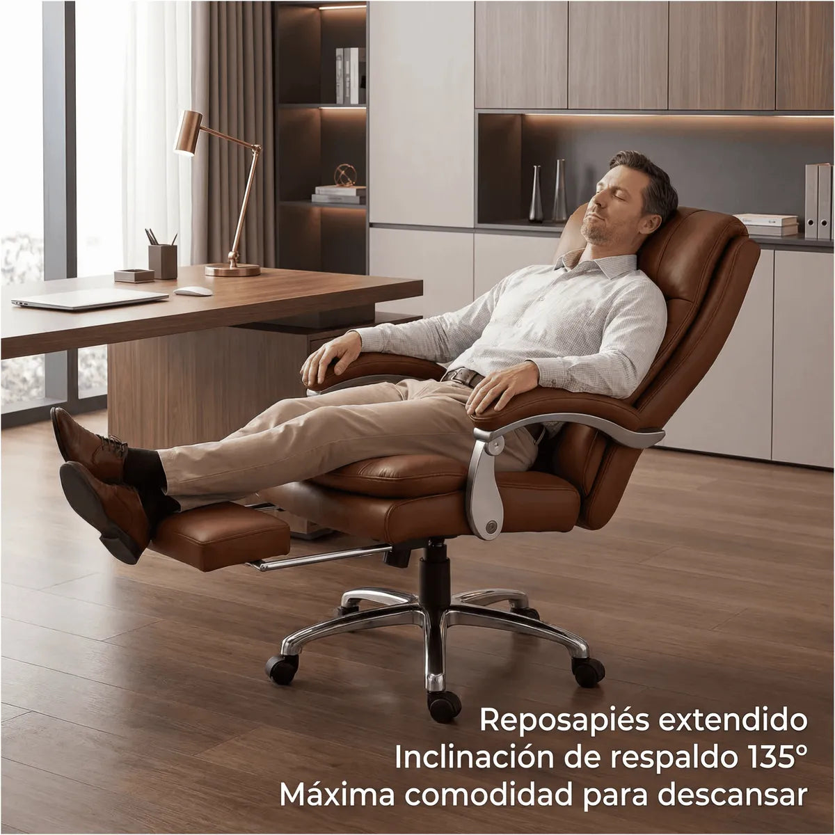 Silla de Oficina Gerencial Homer Design 202 Café