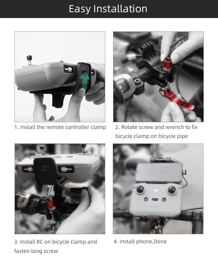 Soporte Para Control Remoto De Bicicleta Sunnynfe Dji Mavic Mini 2 Pro Air Spark