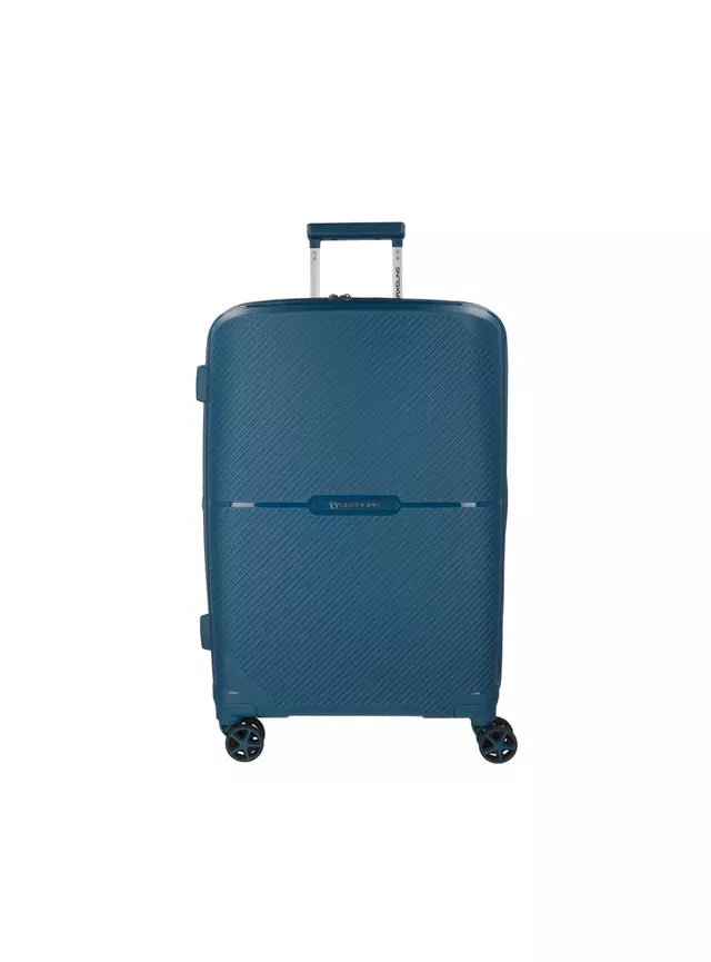 Maleta Saxoline Nickel Azul 62 Litros, 3.4 kilos, 67x46x26 cm, talla M