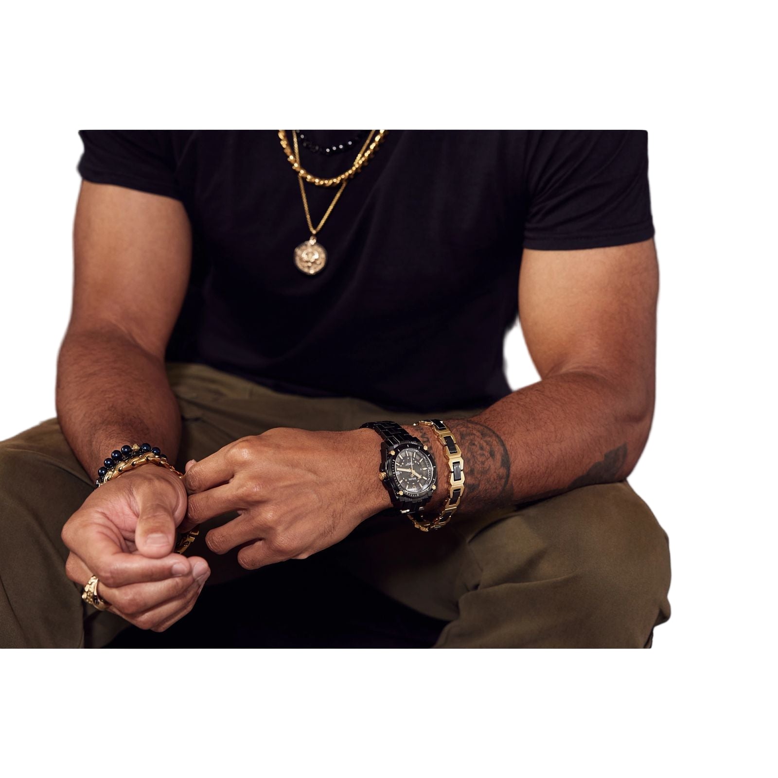Reloj Icon Precisionist Bulova 98b408 Negro Masculino