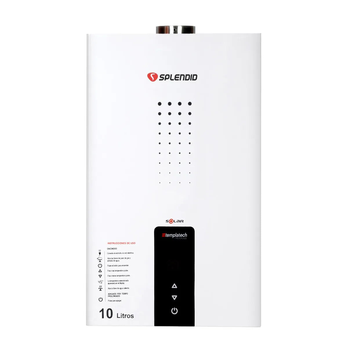 Calefont Gas Licuado 10 Litros Tiro Forzado Ionizado SPLENDID