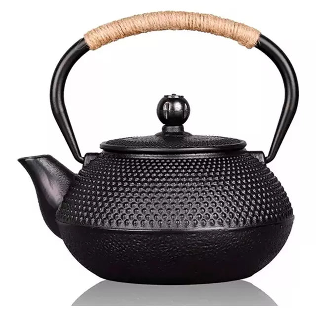 Tetera De Hierro Fundido Genérico Negro 720 Ml