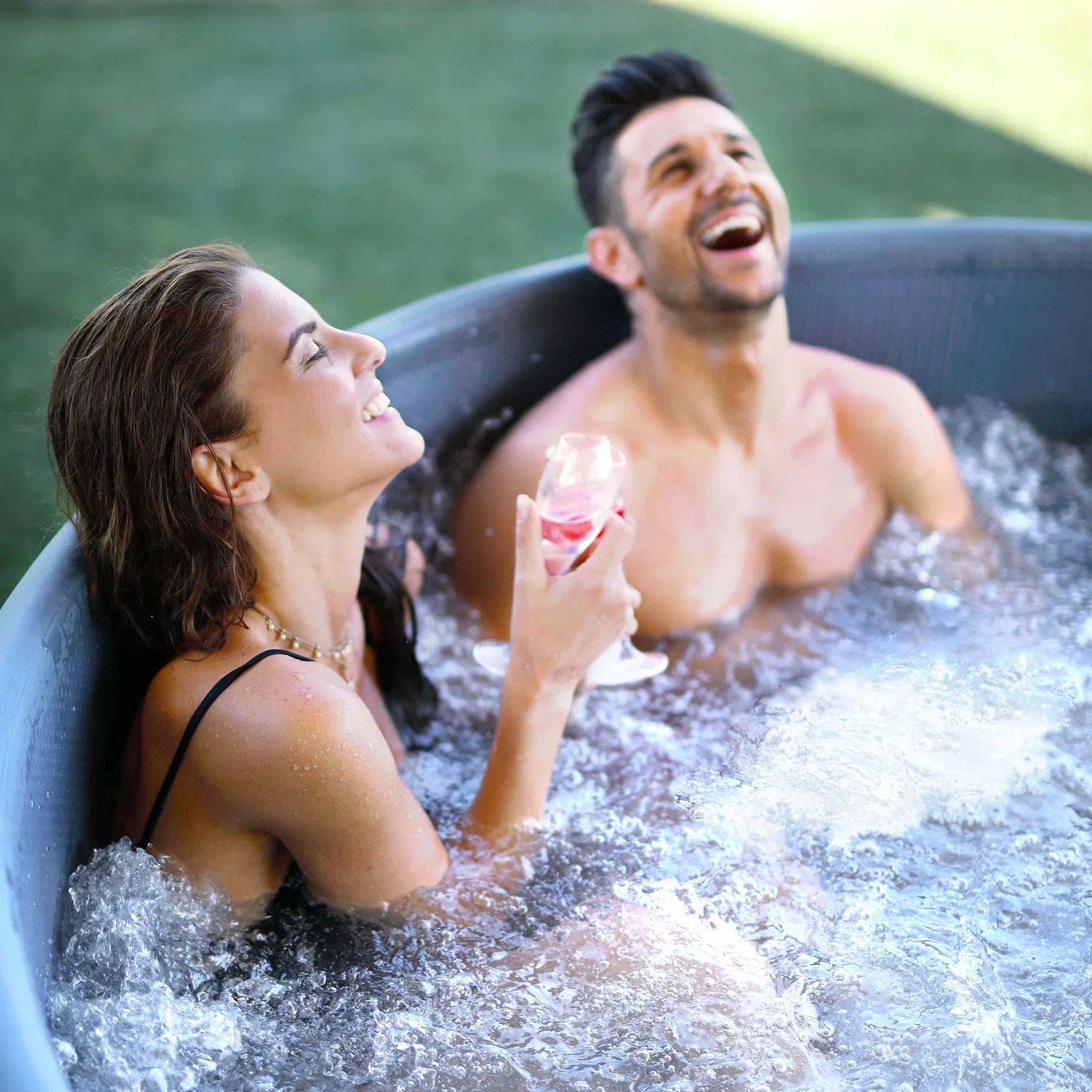 Hot Tub Spa Portátil MSPA MONO ECO 8 Frame WiFi F-MO082WE, Cafe