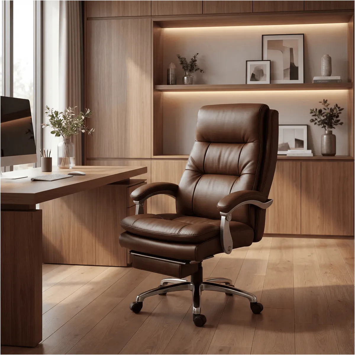 Silla de Oficina Gerencial Homer Design 202 Café