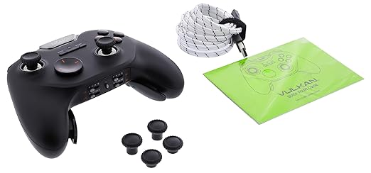 Controlador Inalambrico Avanzado Para Multiples Plataforma Bionik Vulkan Negro