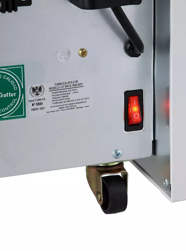 Calefactor Infrarrojo Ursus Trotter Ut Irh S-1500 Wifi Blanco