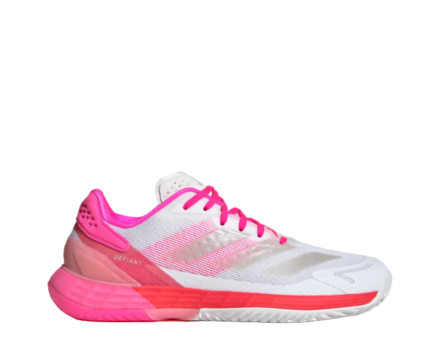 Zapatilla Tenis Adidas Defiant Speed 2w Blanco/Rosado 23.5 Cm Femenino