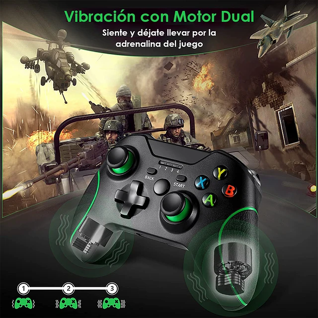 Control Joystick Generico Inalambrico Uh-808 Negro