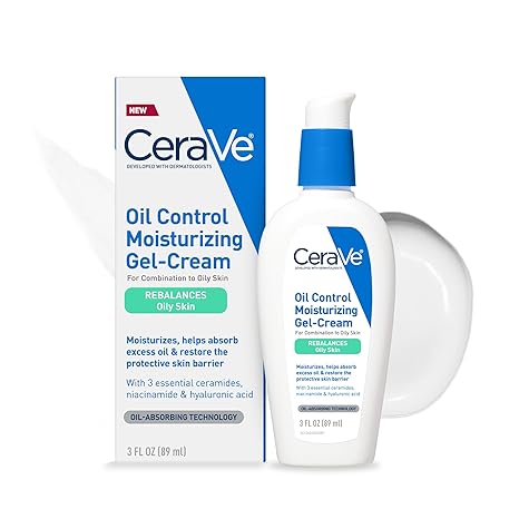 Gel - Crema Hidratante Cerave Reequilibra La Piel Grasa 52 Ml