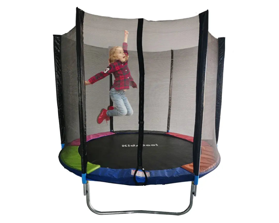 Cama Elástica KidsCool HO10FT-3W6P con Escalera y Red Protectora - Diámetro 3 Metros