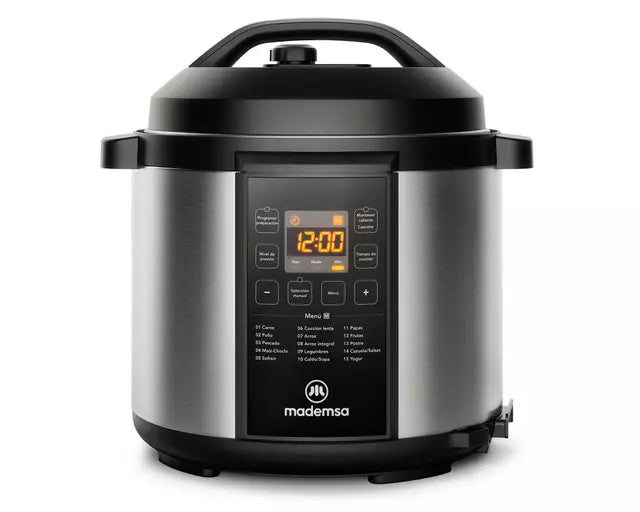 Olla Multicocción Mademsa MPC20 Inox 6 Litros