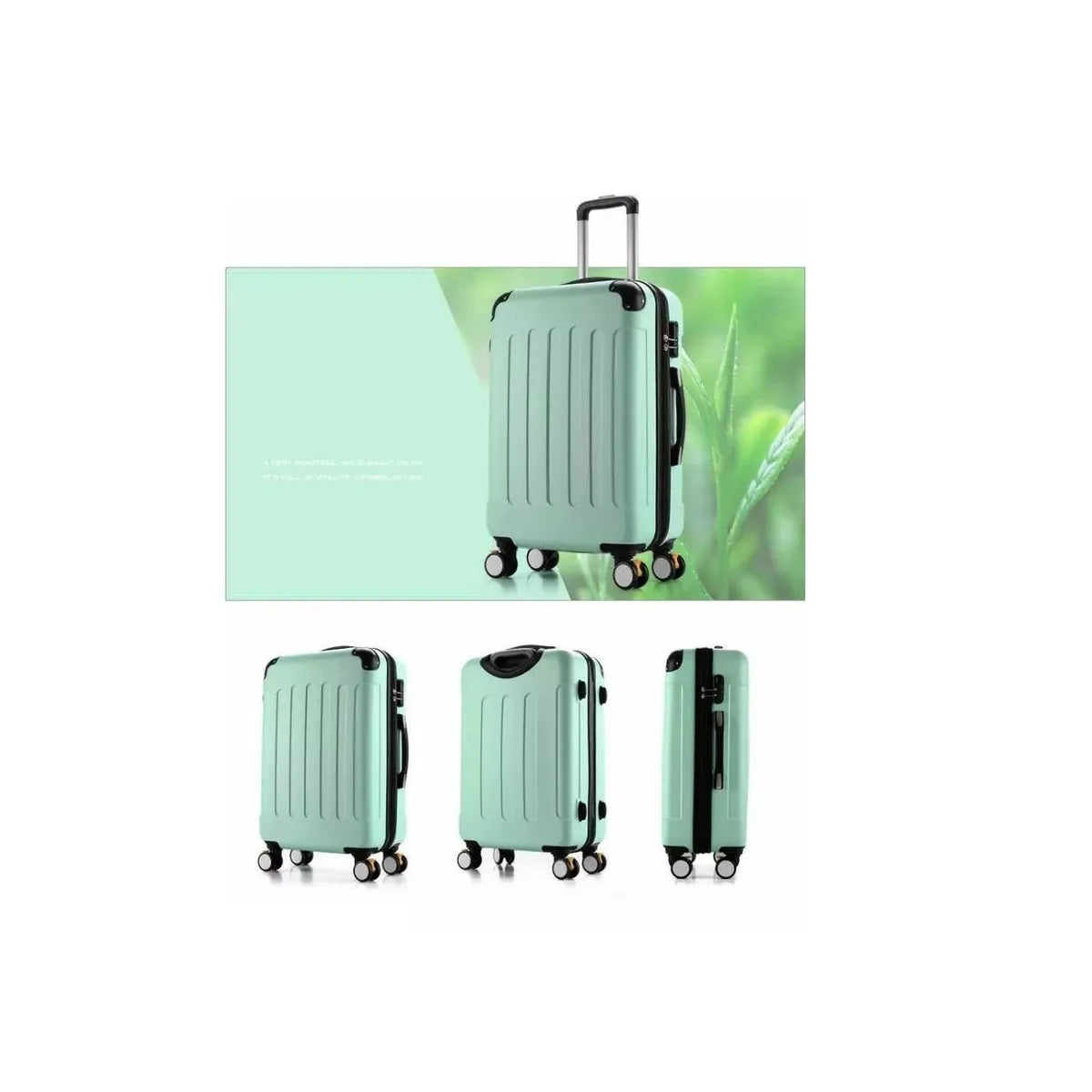 Maleta de Cabina 360 Verde Menta