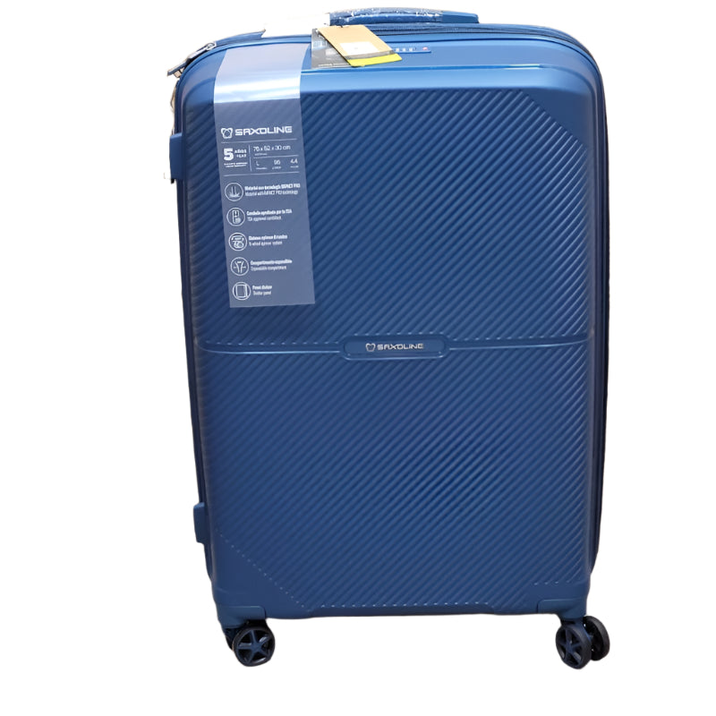 Maleta De Viaje Saxoline Nickel L Azul 76x52x30 Cm 95 L