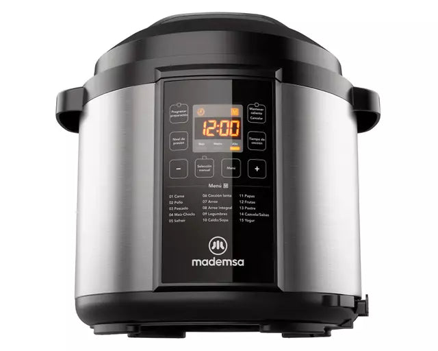 Olla Multicocción Mademsa MPC20 Inox 6 Litros