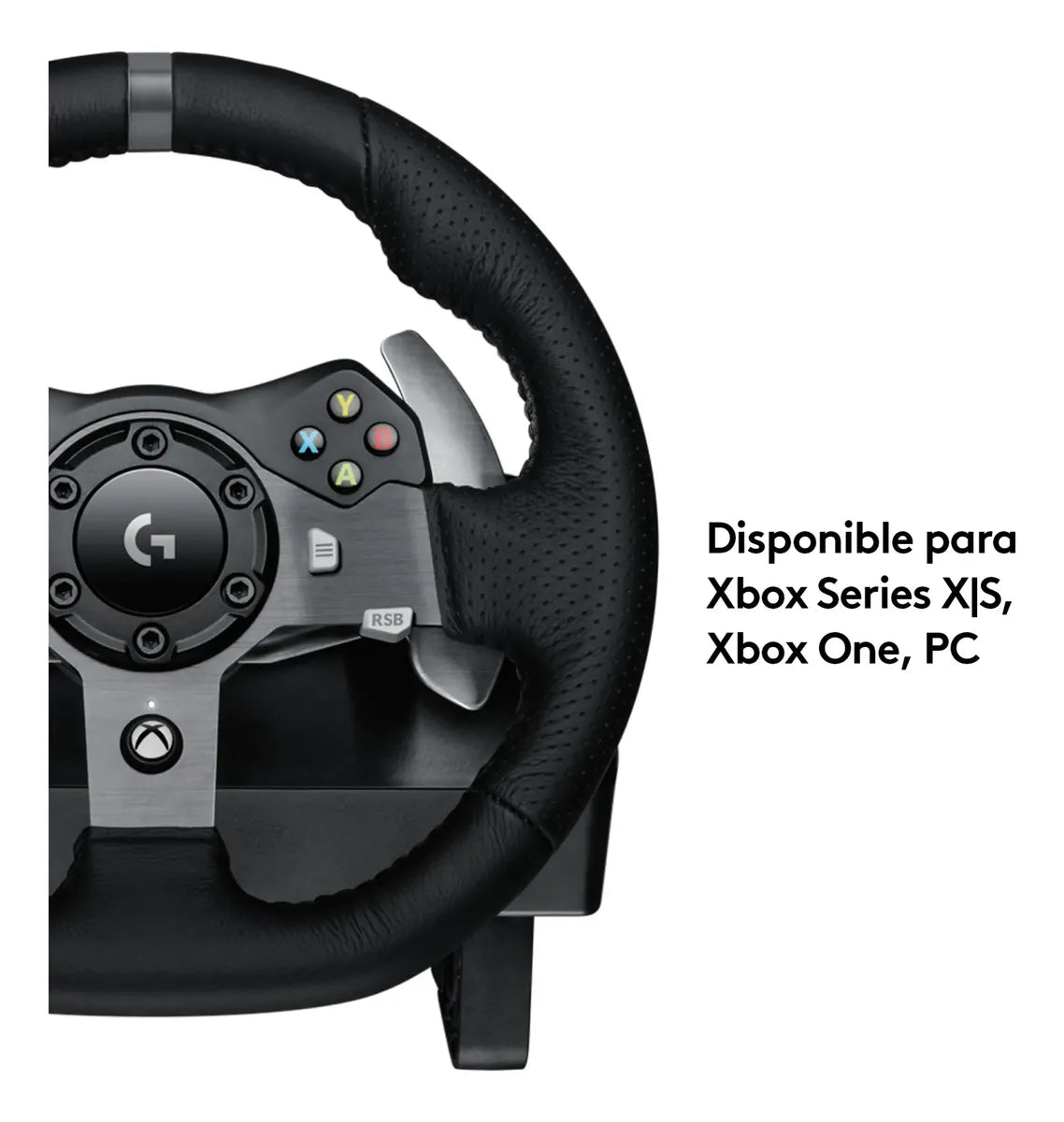 Kit Volante Xbox + Palanca de Cambios+ Gorro Logitech G920 Negro