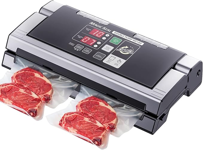 Selladora Al Vacío De Doble Boquilla Magic Seal Ms180 40cm