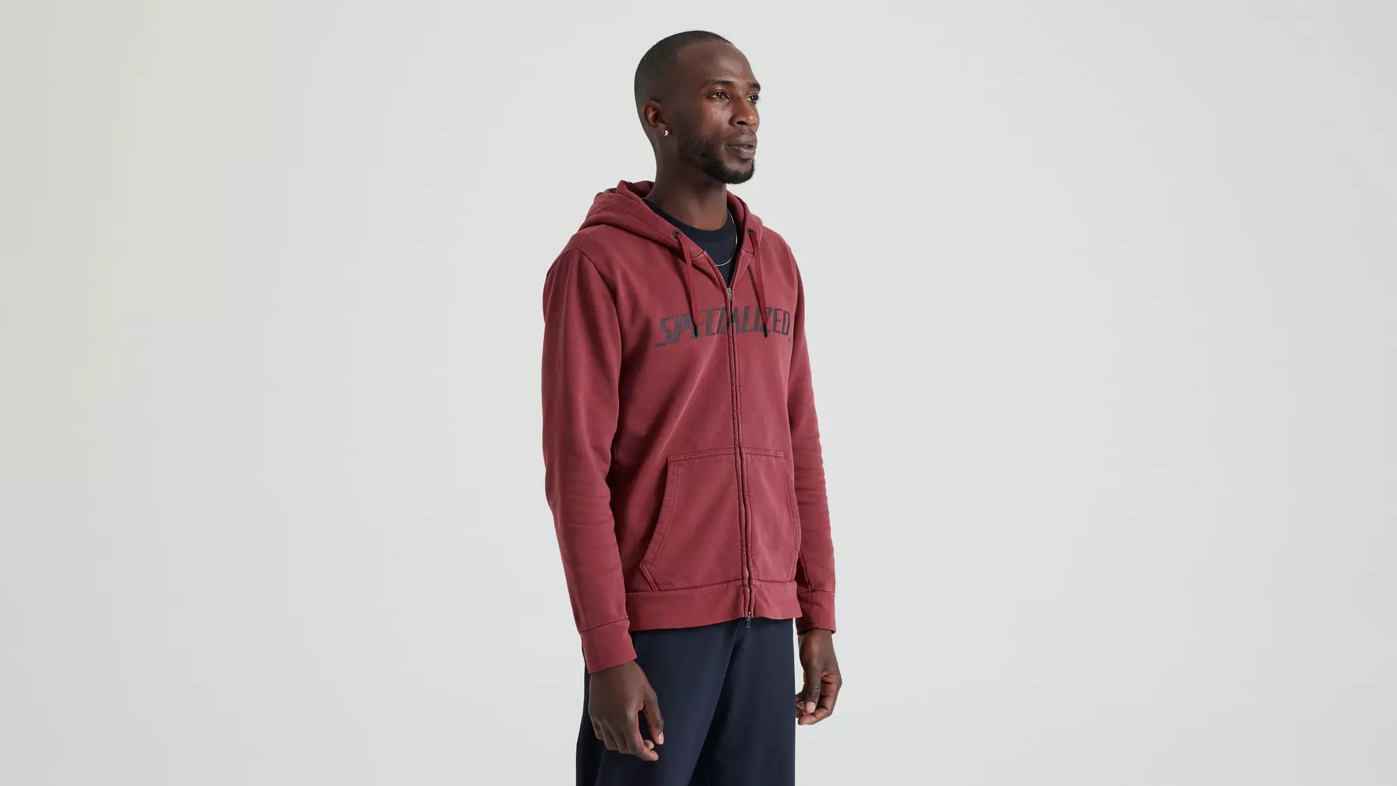 Zip-Up Hoddie Specialized Legacy Wordmark Marron talla M