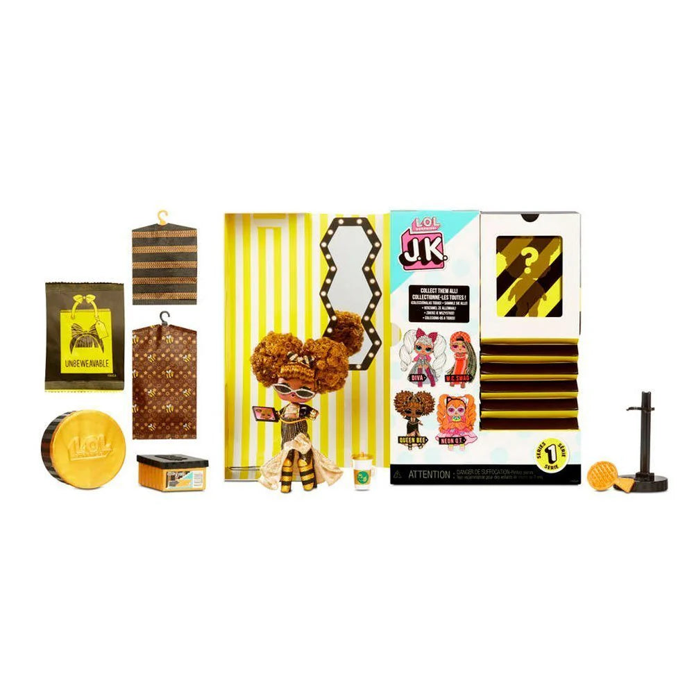 Muñeca Queen Bee Lol Surprise Jk Mini Fashion 15 Sorpresas