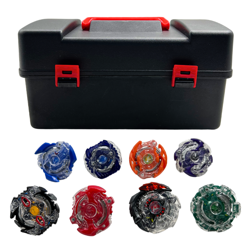 Pack Maleta Con 8 Beyblade Generico T-Pm-546823
